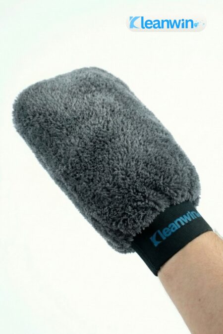 HydroGlove Eko Mikrofiber Oto Yıkama Eldiveni | Gri | Sünger Dolgulu, Emici Araç Temizlik Eldiveni